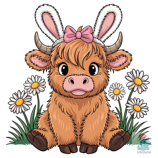 Cow Easter Sublimation - DTF Transfer