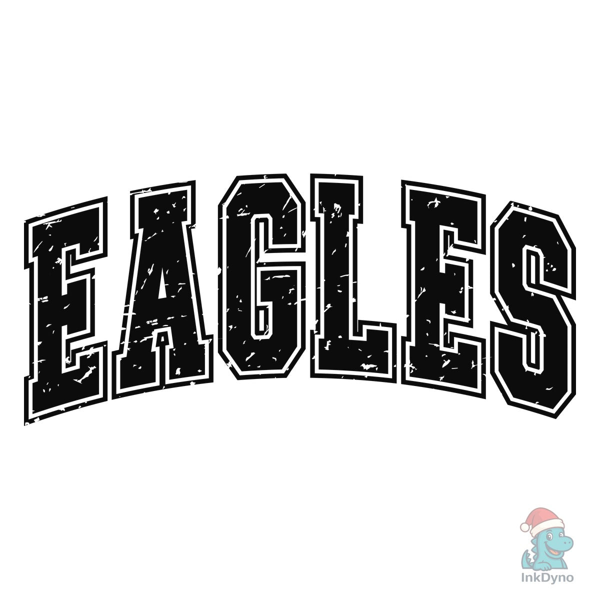 Eagles Distressed Varsity Retro Eagle
