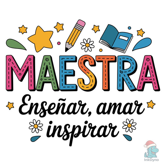 Retro Maestra Spanish Teacher - DTF Transfer