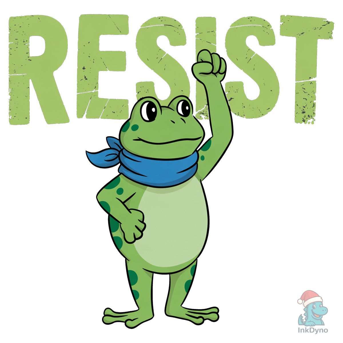 Portland Protest Frog Resist Funny