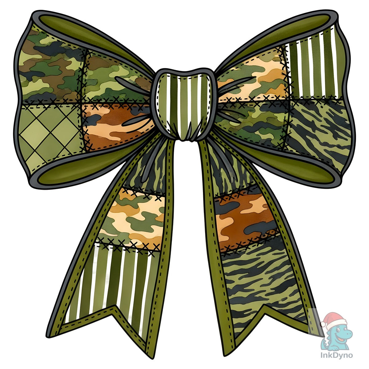 Coquette Camo Bow Patchwork Camo
