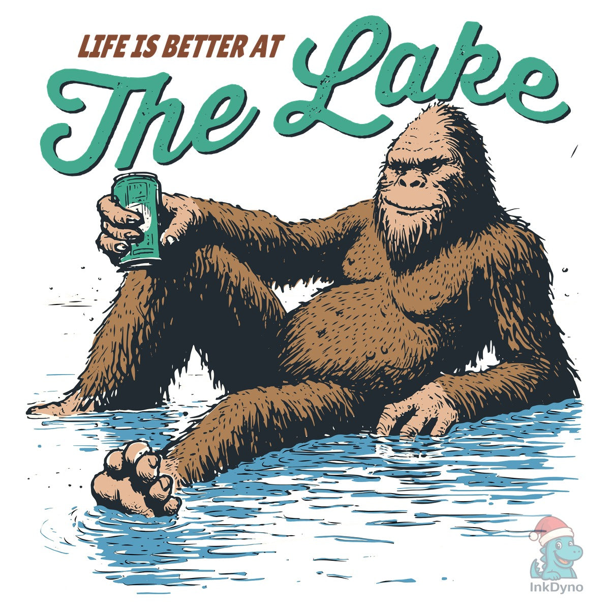 Life is Better at the Lake Bigfoot Shirt