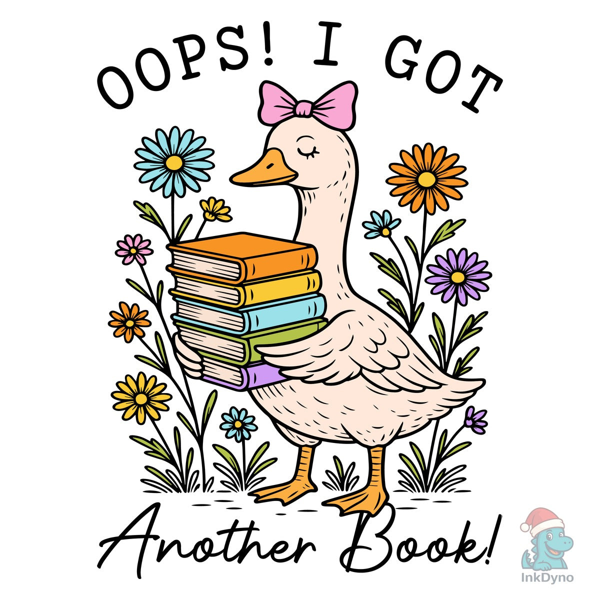 Goose with Books