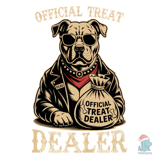 Funny Dog Official Treat Dealer - DTF Transfer