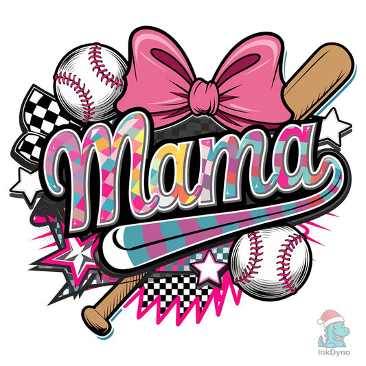 Baseball Mama Coquette Baseball - DTF Transfer