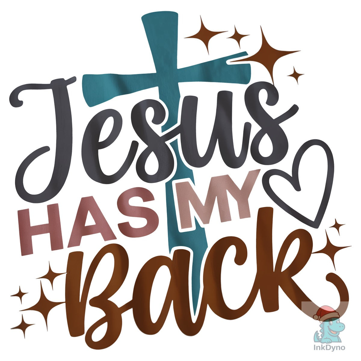 Jesus Has My Back Front Back