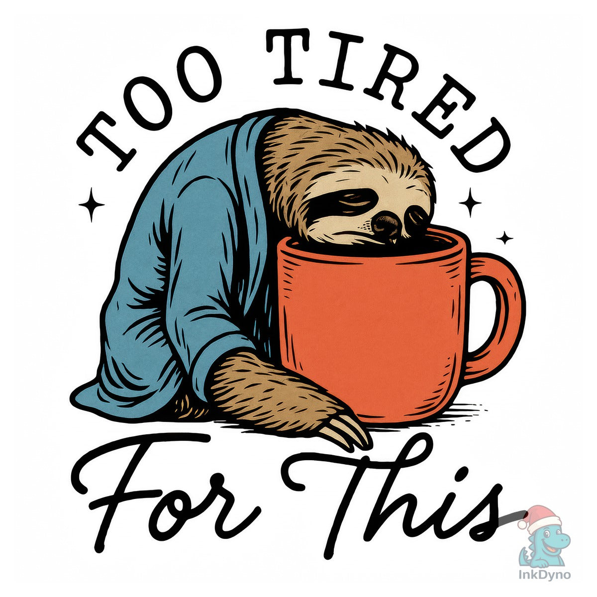 Funny Coffee Animals T-Shirt Sublimation