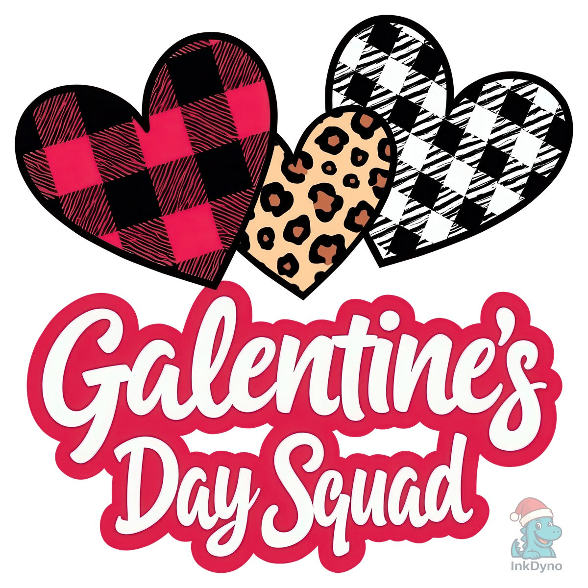 Galentine Day Squad Leopard Sublimation