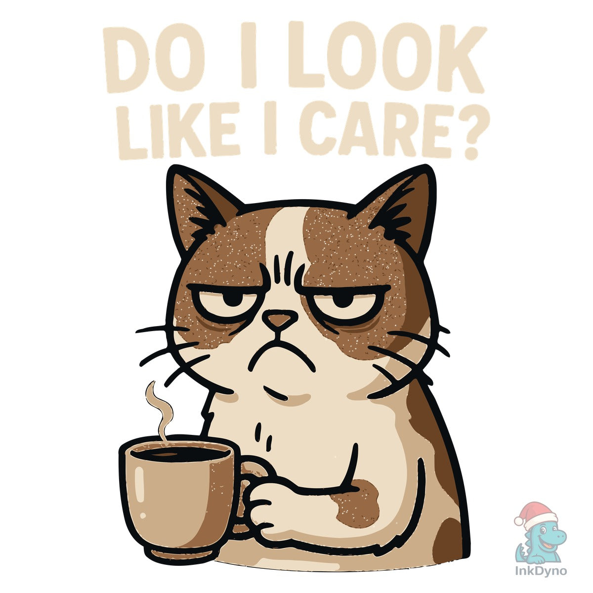 Grumpy Cat Coffee Sarcasm Design