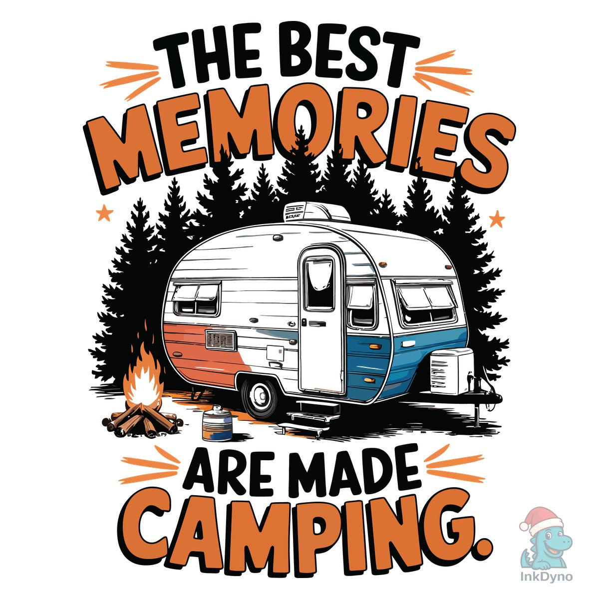 Best Camping Memories T-Shirt Art