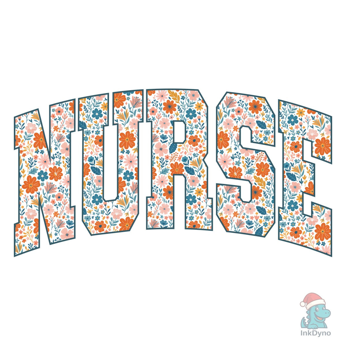 Boho Floral Nurse Retro Nurse Flower