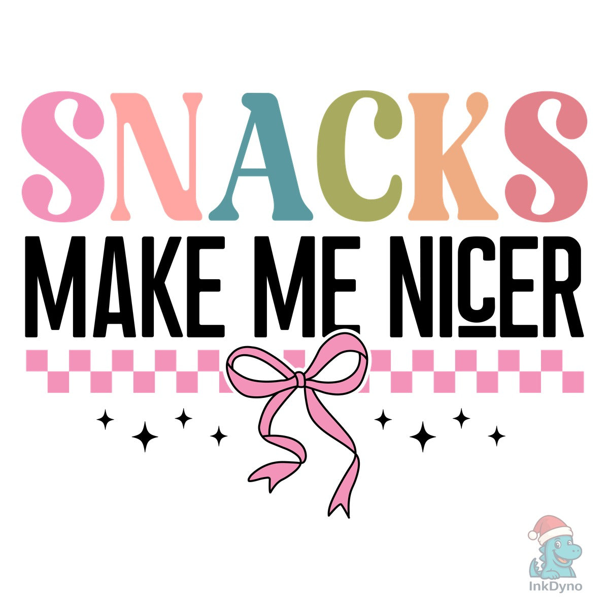 Snacks Make Me Nice Funny Raccoon