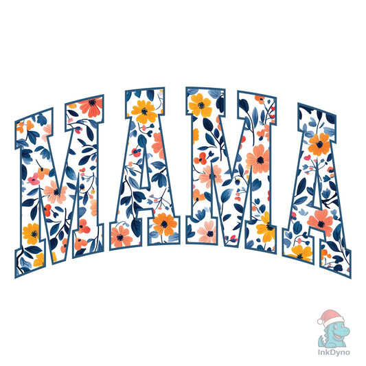 Boho Floral Mama Retro Mama Flower - DTF Transfer