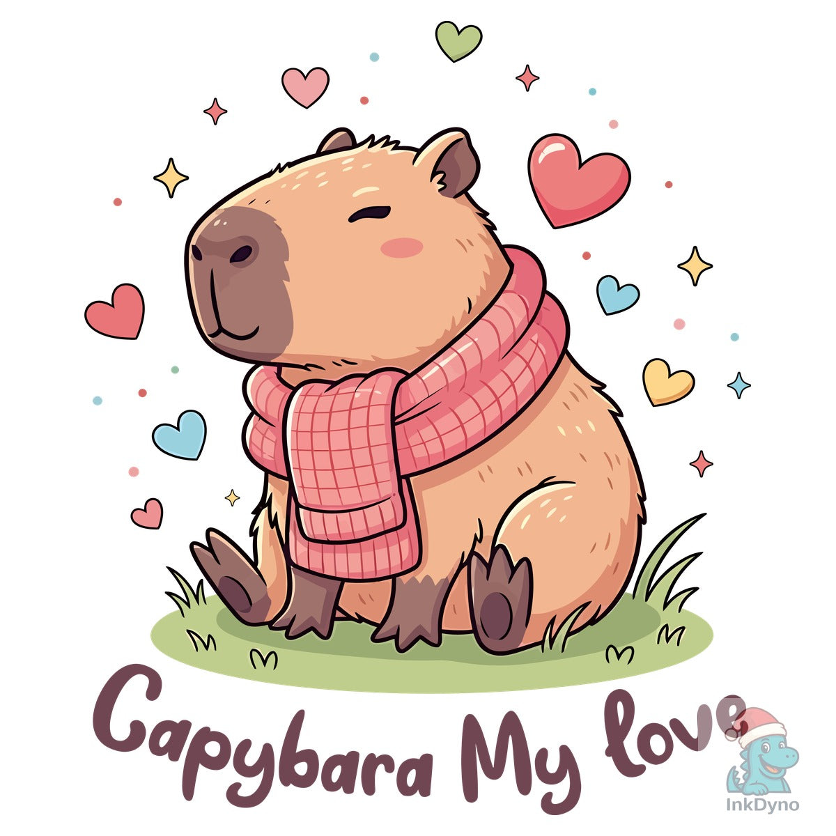 Capybara My Love Cute Animal T-Shirt