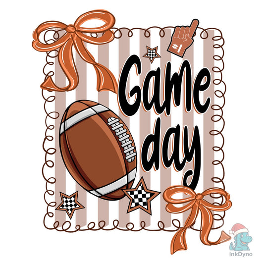 Preppy Football Game Day - DTF Transfer