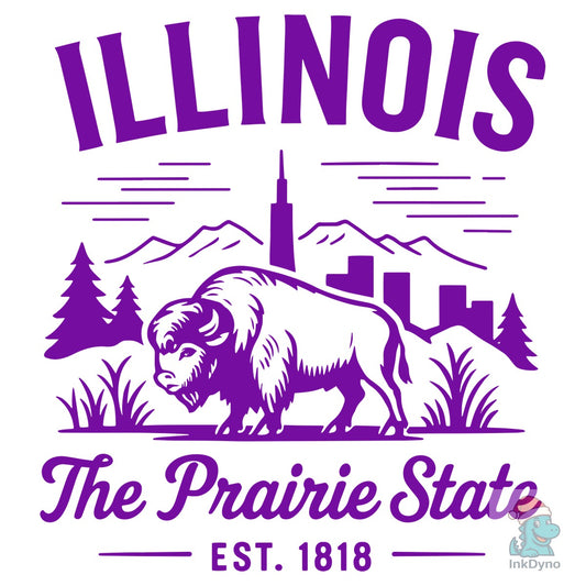 Illinois the Prairie State - DTF Transfer