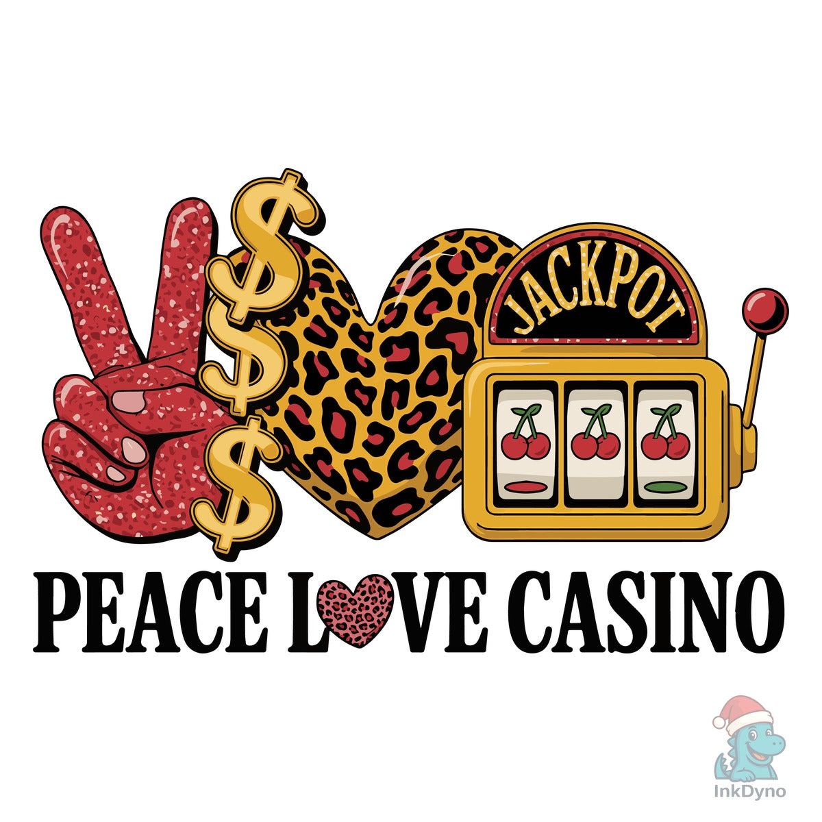 Peace Love Casino Leopard Print Slot