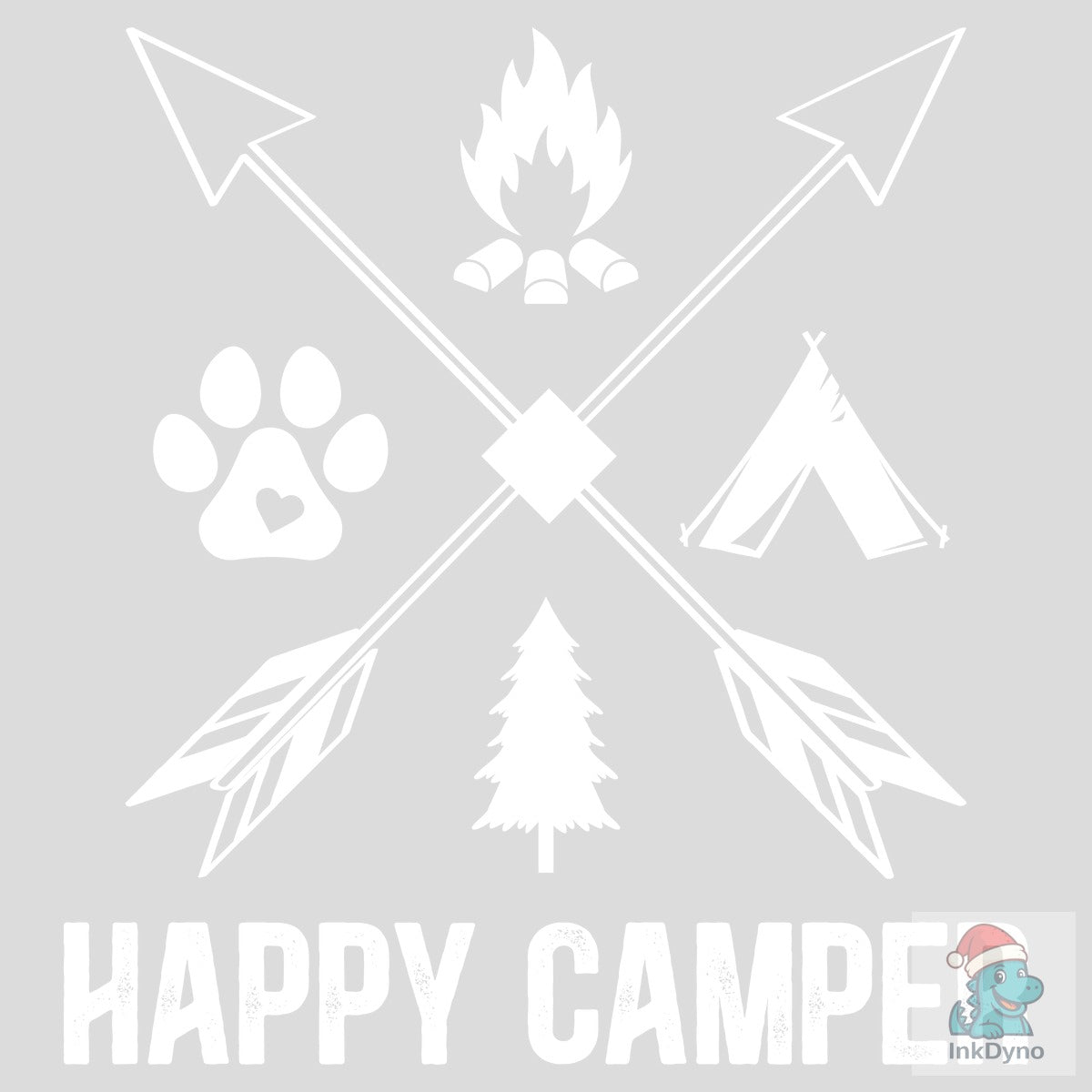 Happy Camper Camp Life Funny Shirt