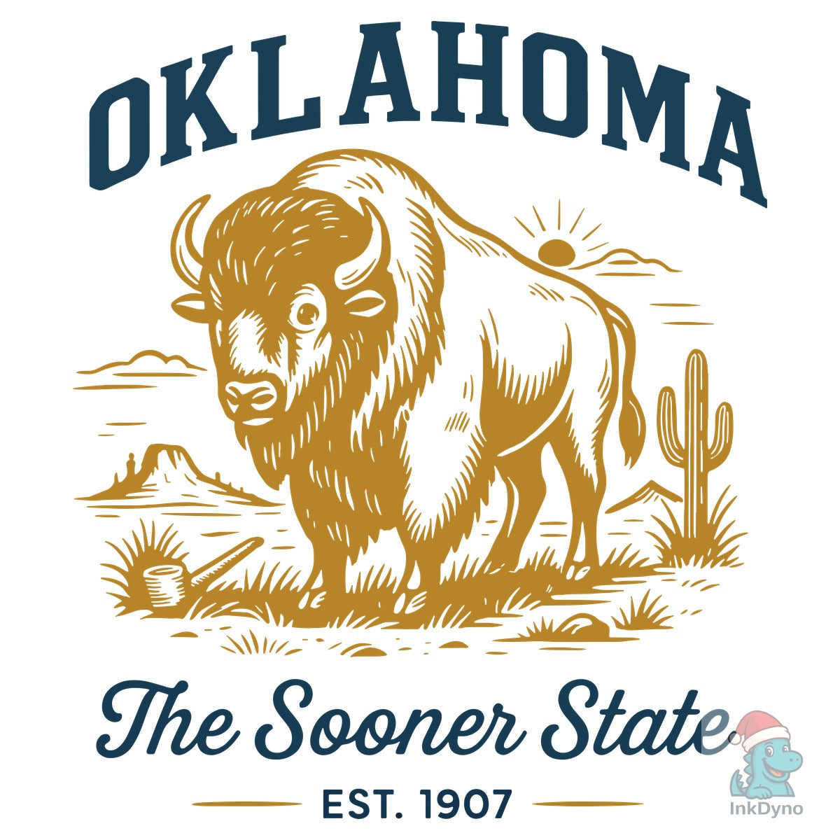 Oklahoma the Sooner State Est 1907