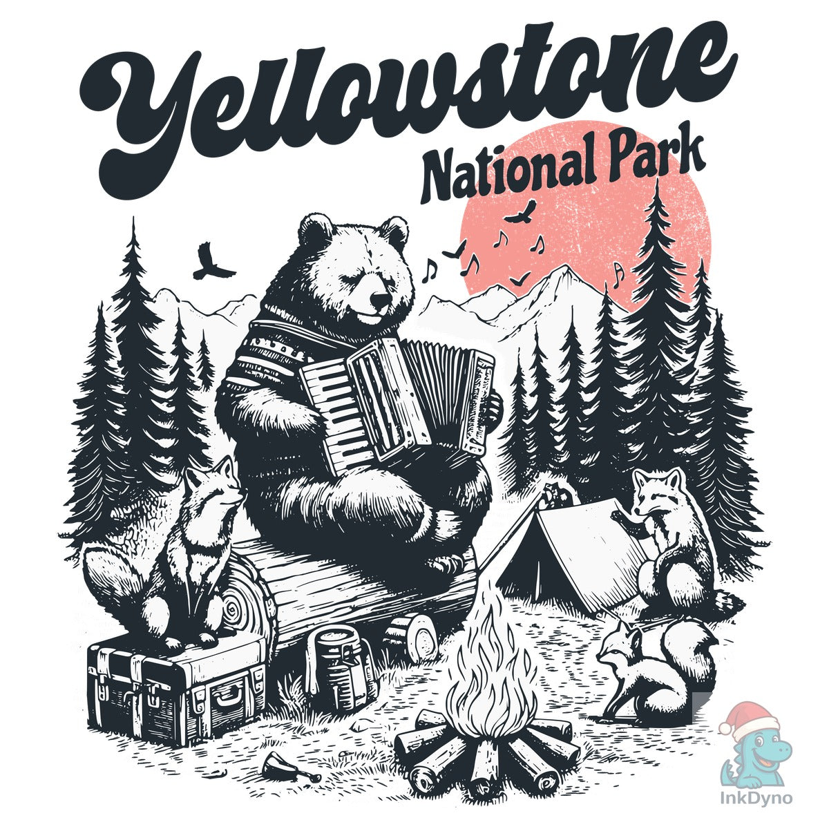 Yellowstone Retro National Park Shirt
