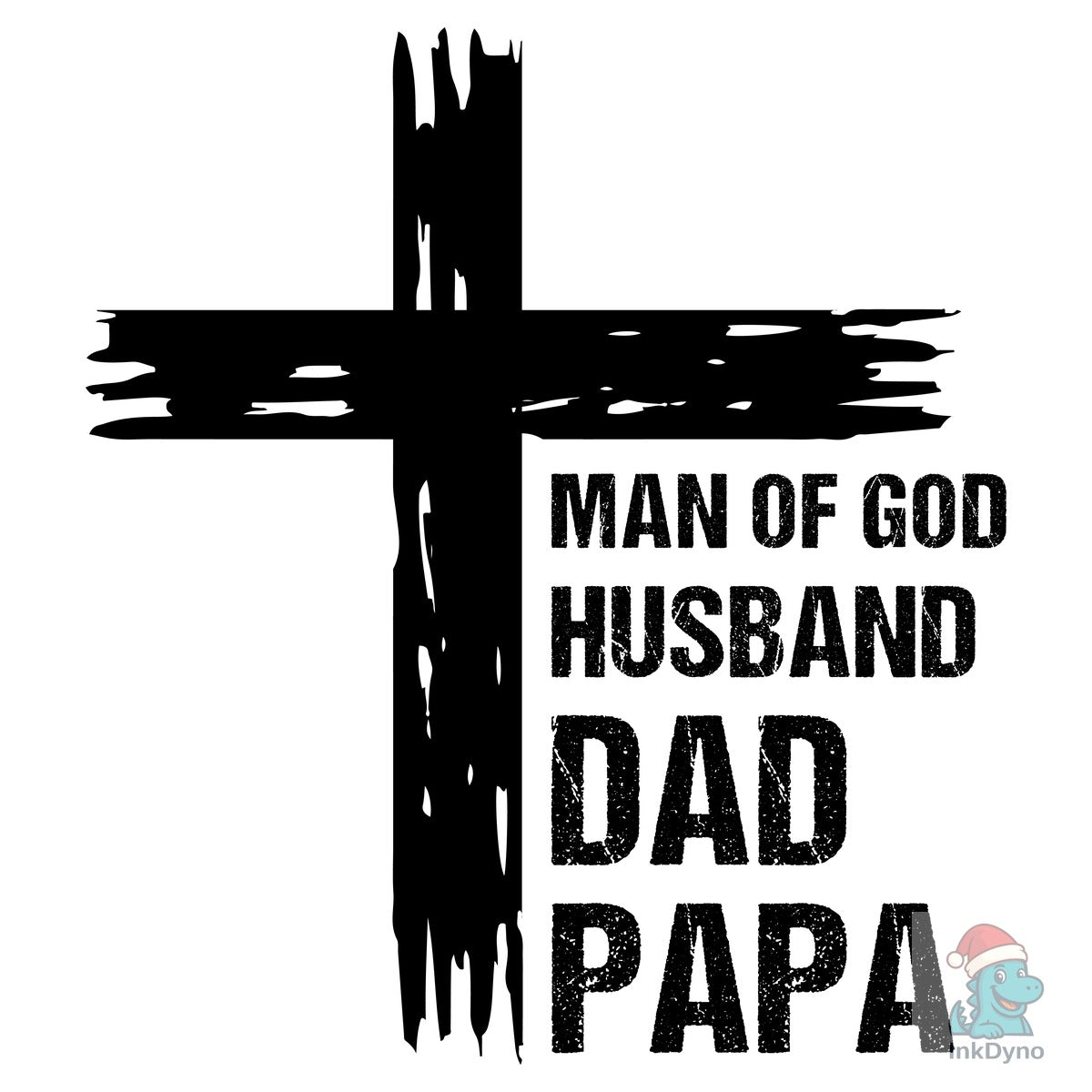Man of God Husband Dad Papa Shirt Christ