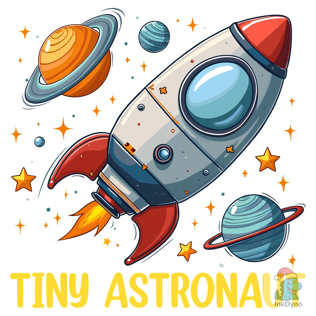 Tiny Astronaut T-shirt Design