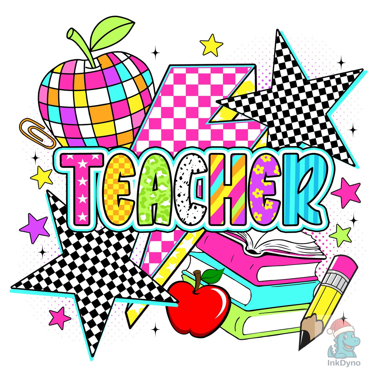 Retro Preppy Teacher Heat