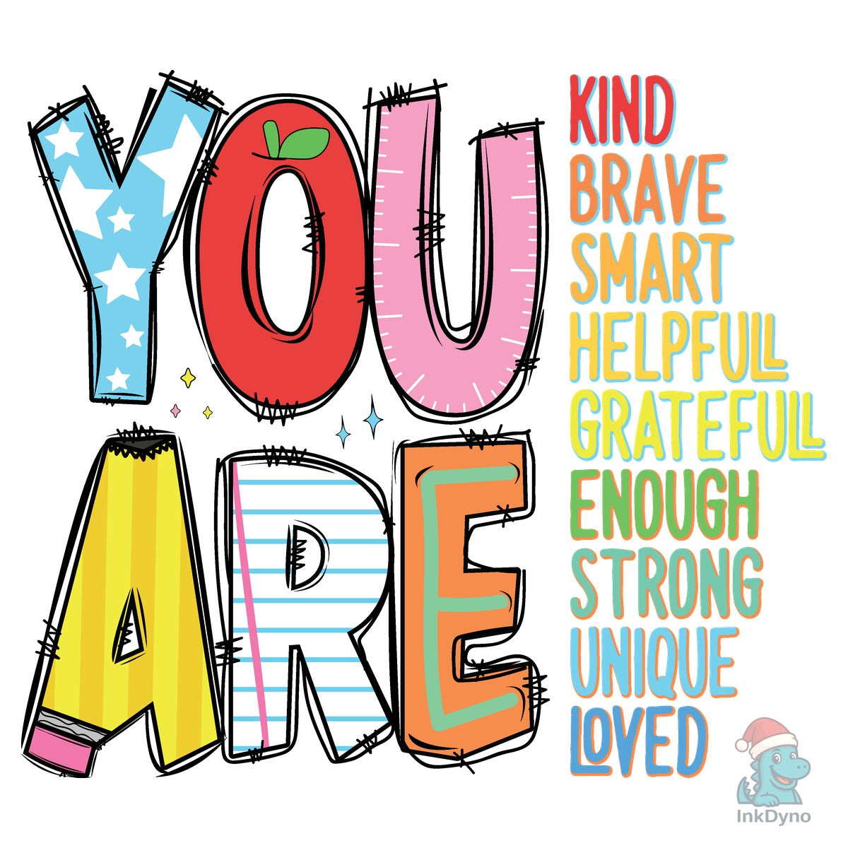 You Are Kind Teacher Sublimation