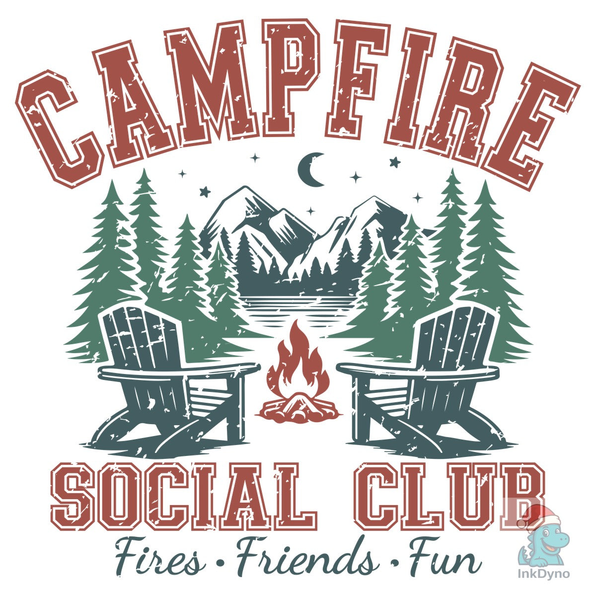 Camping Summer Campfire Social Club