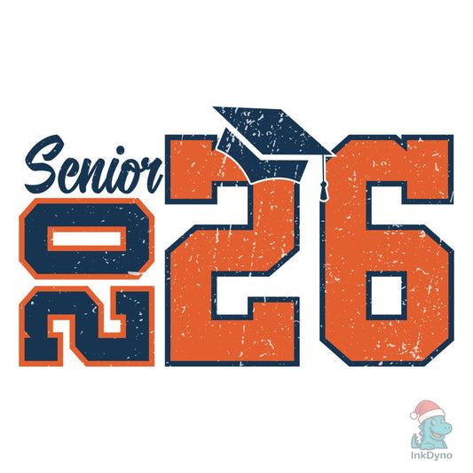 Class of 2026 Senior Graduation Graphic - DTF Transfer