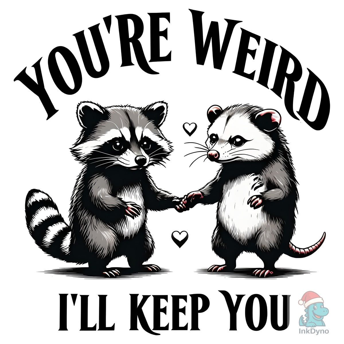 Funny Possum Raccoon Sublimation