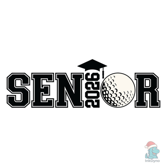 Senior Golf 2026 2026 Graduation - DTF Transfer