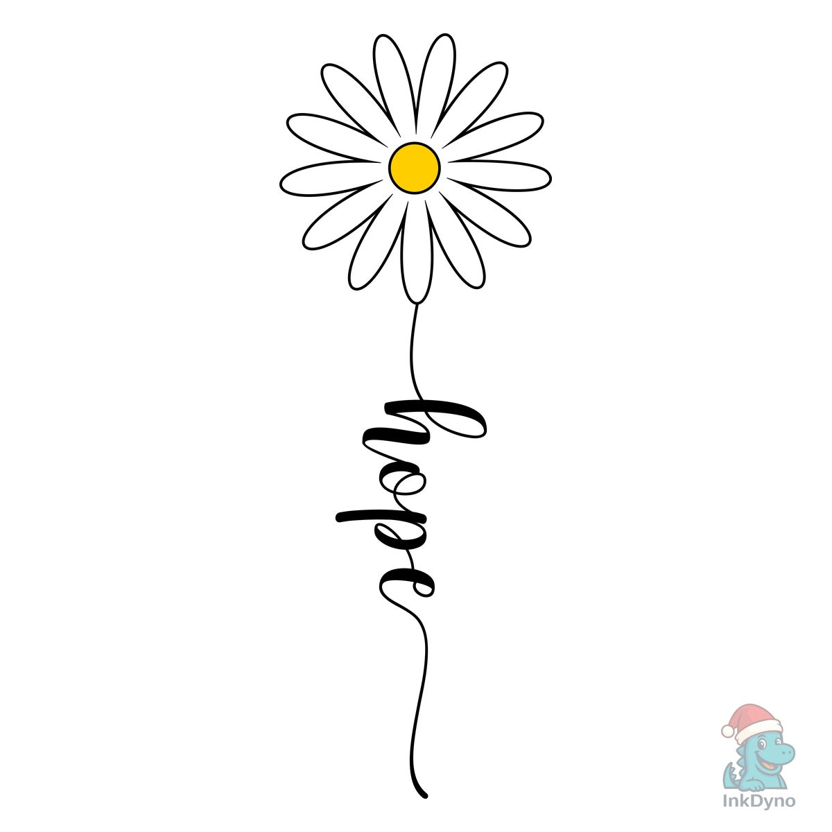 Hope Daisy Retro Boho Wildflower