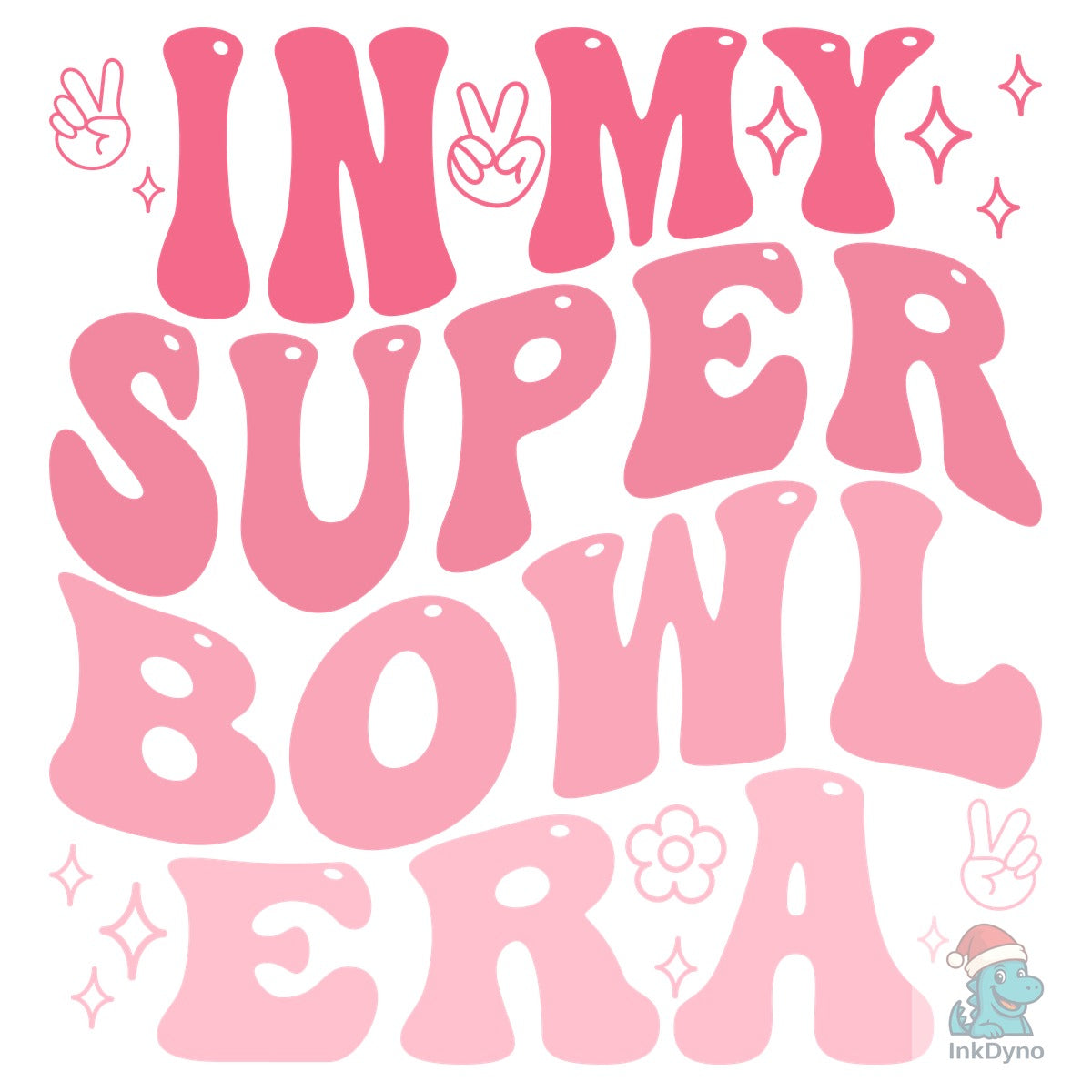 In My Super Bowl Era Groovy Retro Wavy T