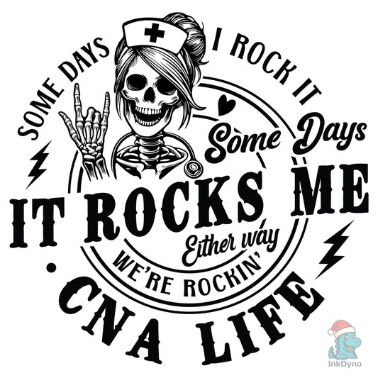 Medical CNA Life Mode CNA Life - DTF Transfer