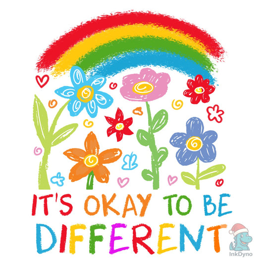 Boho Autism Awareness Rainbow - DTF Transfer