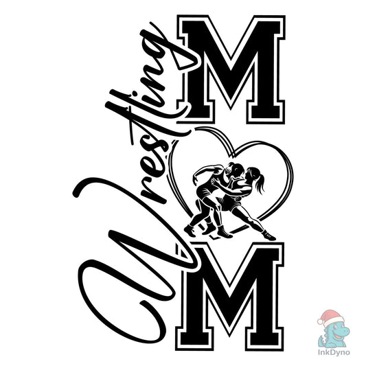 Wrestling Mom Shirt Design - DTF Transfer