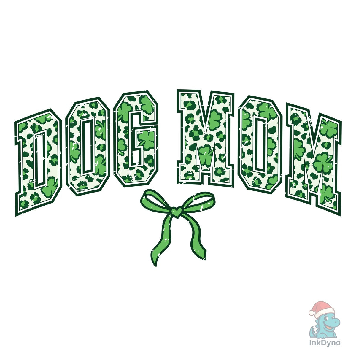 Dog Mom St Patricks Day Coquette Bow
