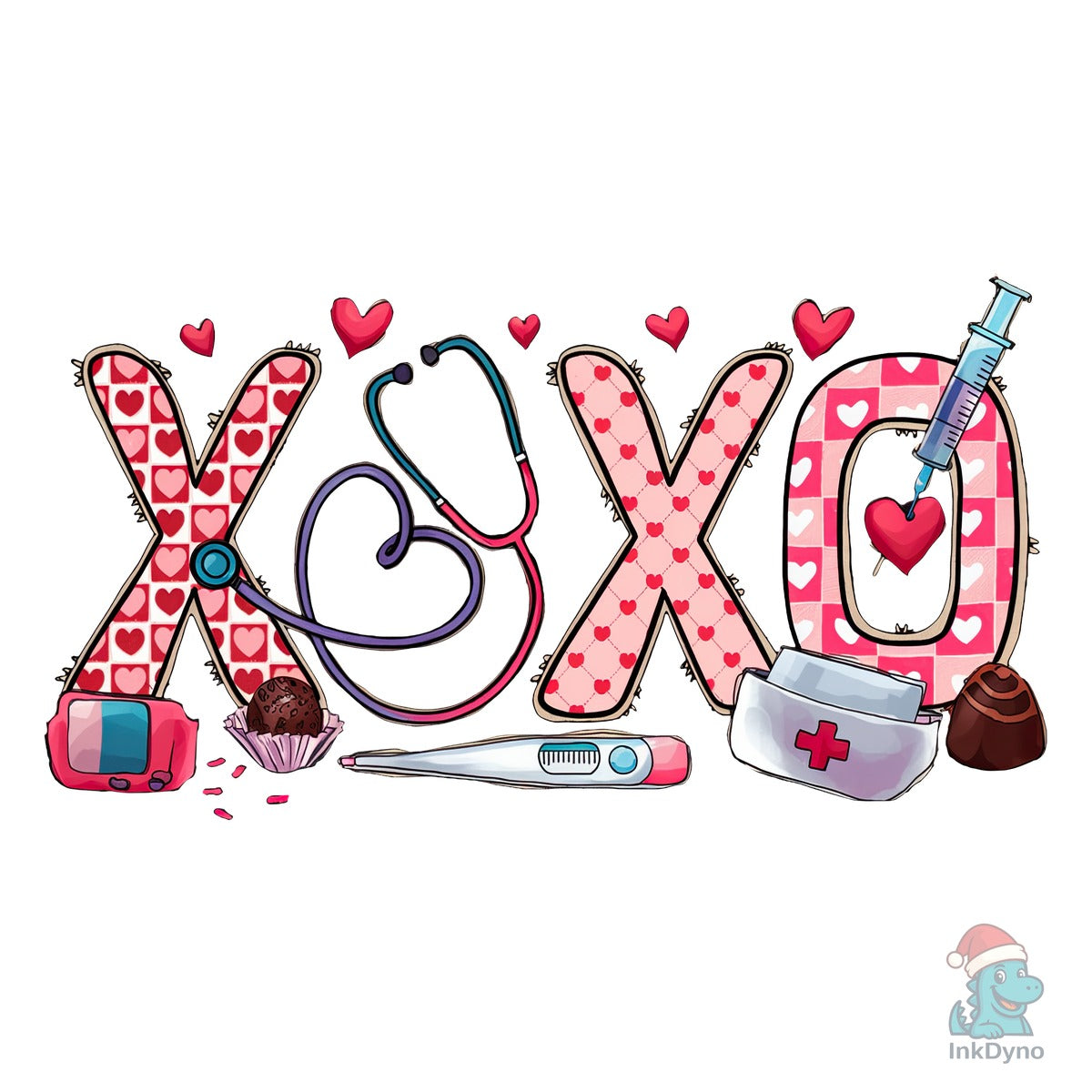 Valentine XOXO Nurse