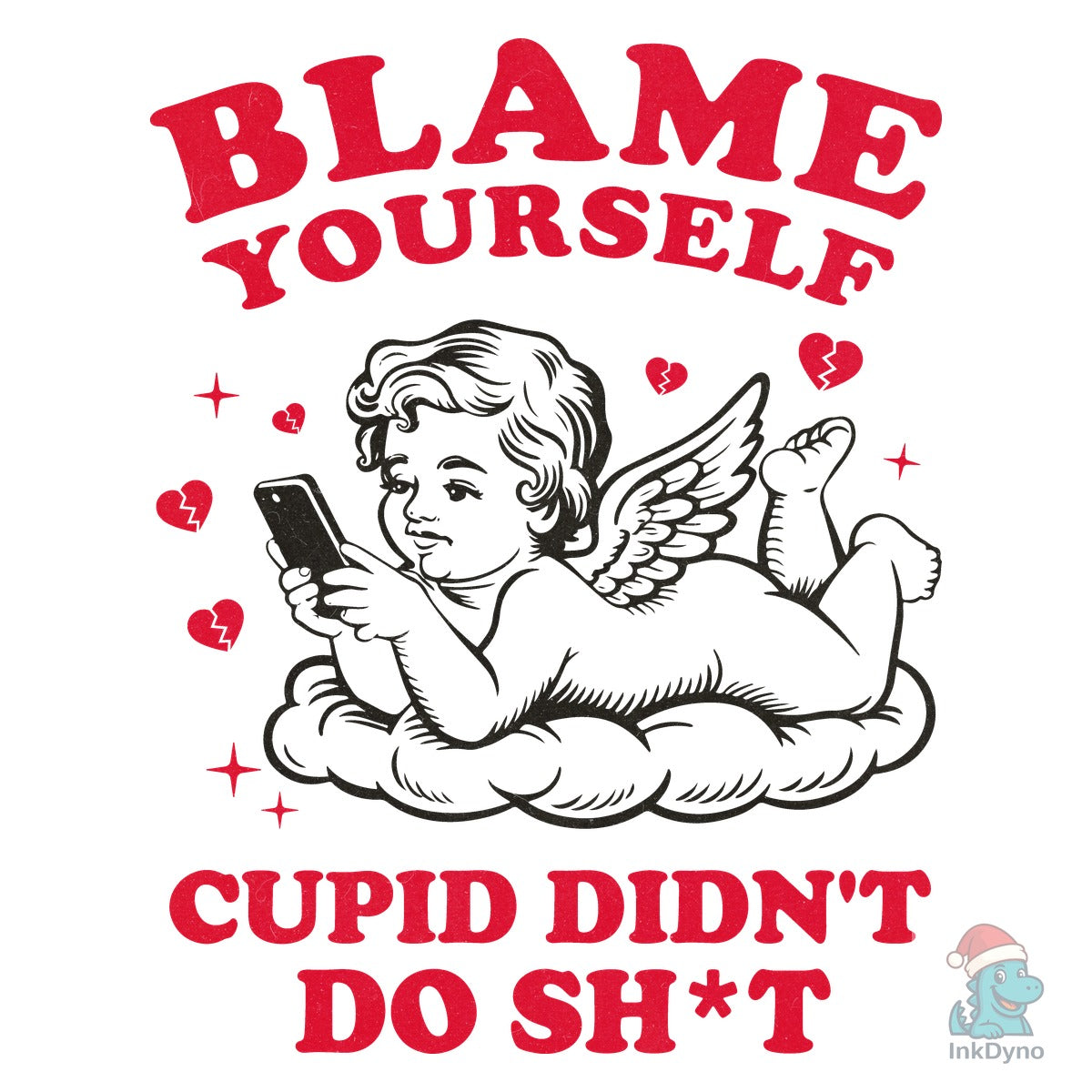 Funny Valentine's Day Vintage Cupid