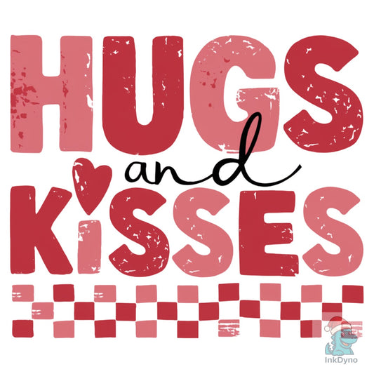 Hugs and Kisses Sublimation Valentin - DTF Transfer