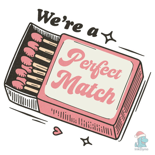 Retro Valentine's Perfect Match - DTF Transfer