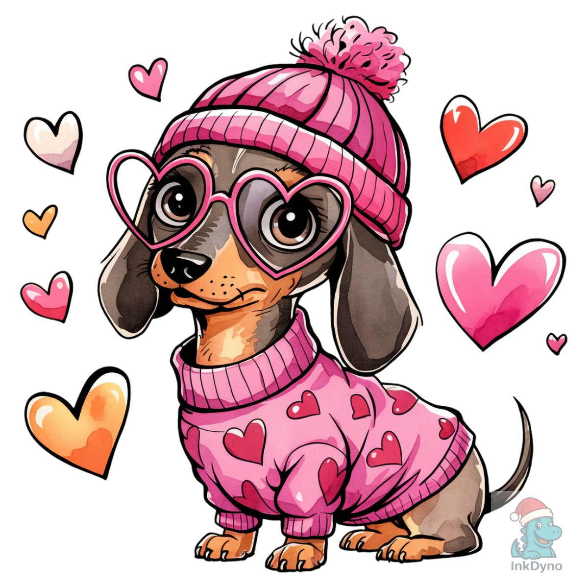 Valentine Dachshund Dog Sausage Dog