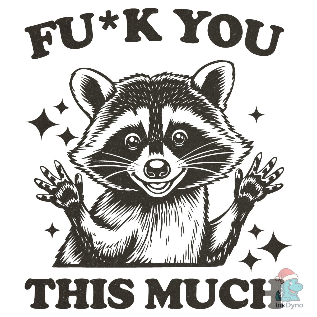 Funny Raccoons Valentines Day