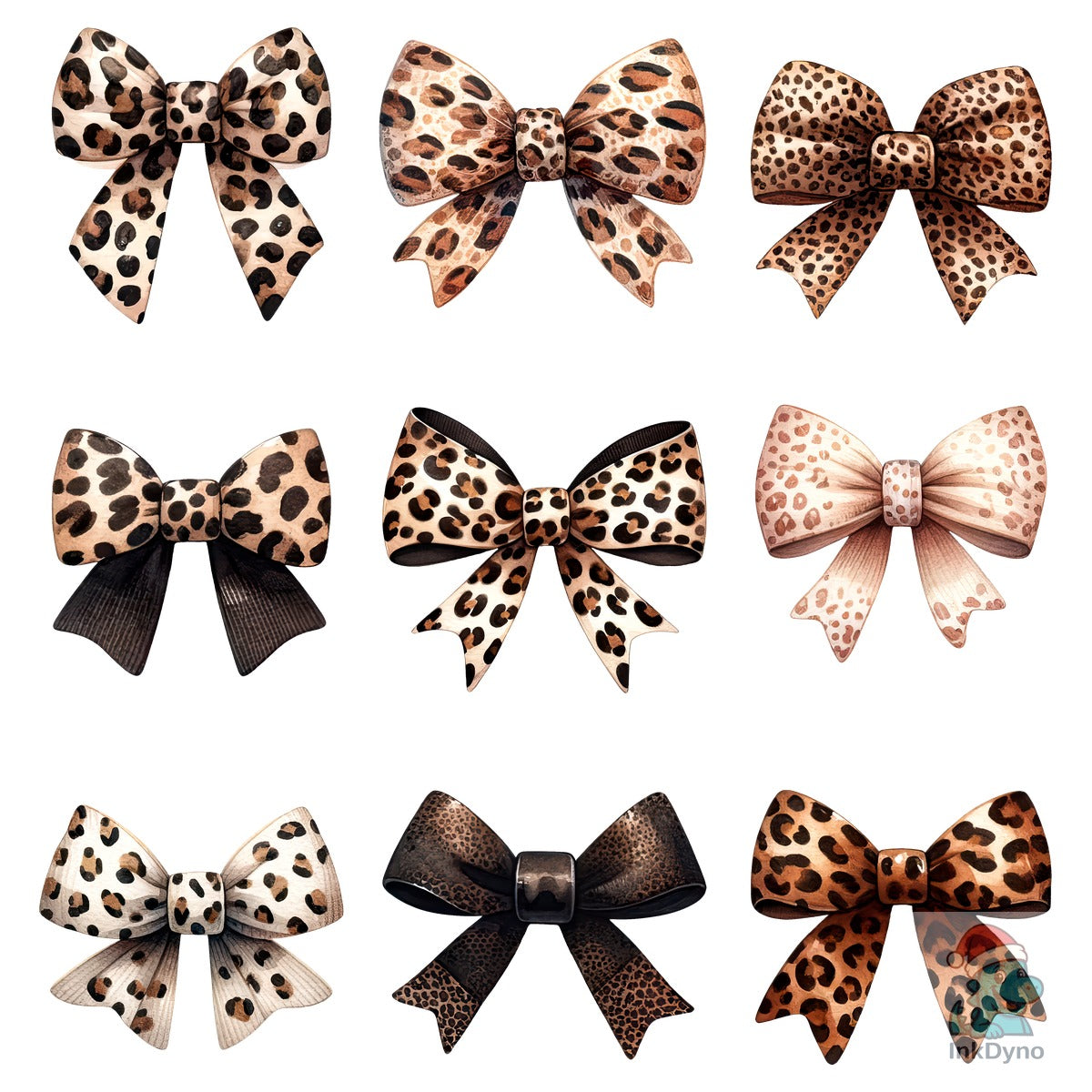 Leopard Print Coquette Bows