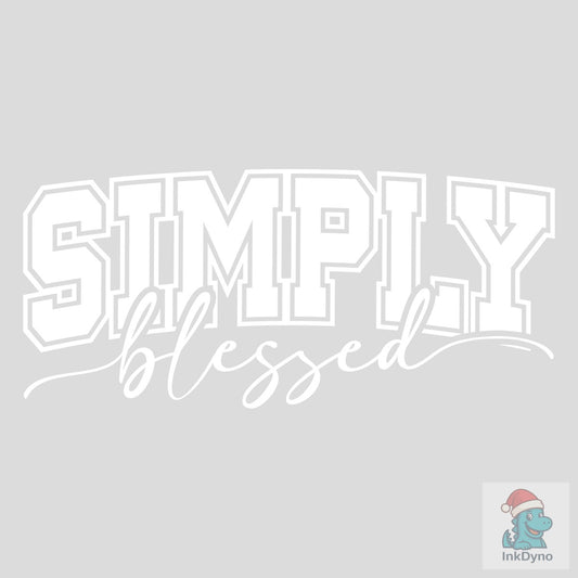 Simply Blessed - DTF Transfer