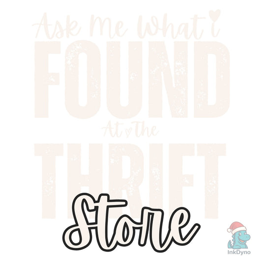 Thrift Queen Retro Shirt Design - DTF Transfer