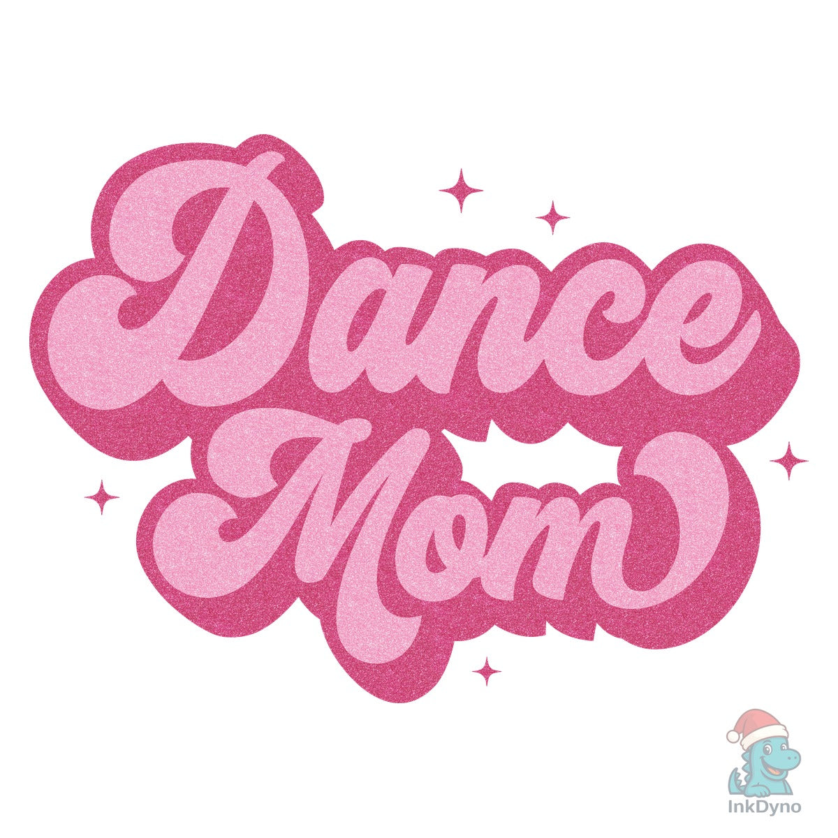 Dance Mom Retro Dancer Mama Glitter