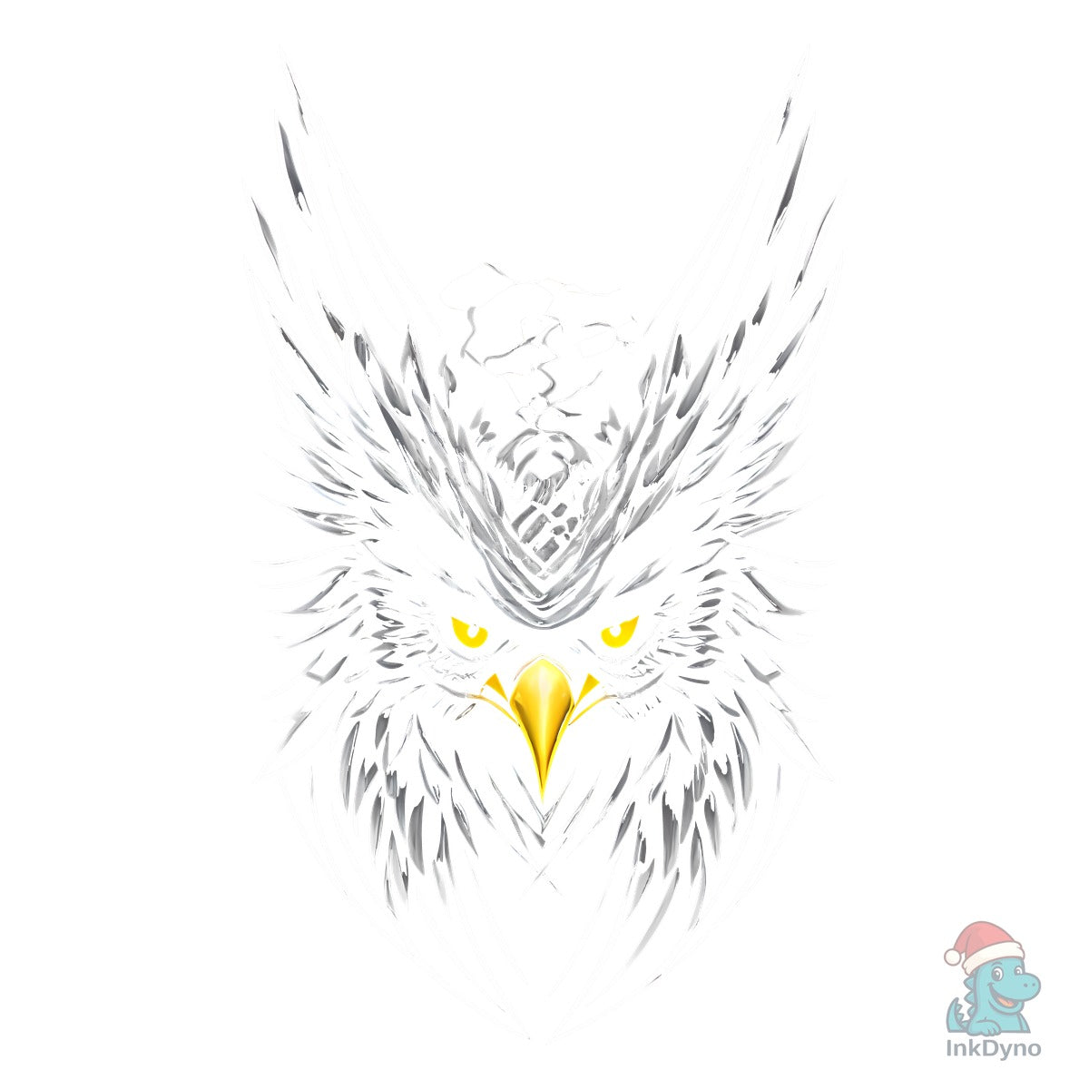 Fiery Eagle Sublimation Art Graphics