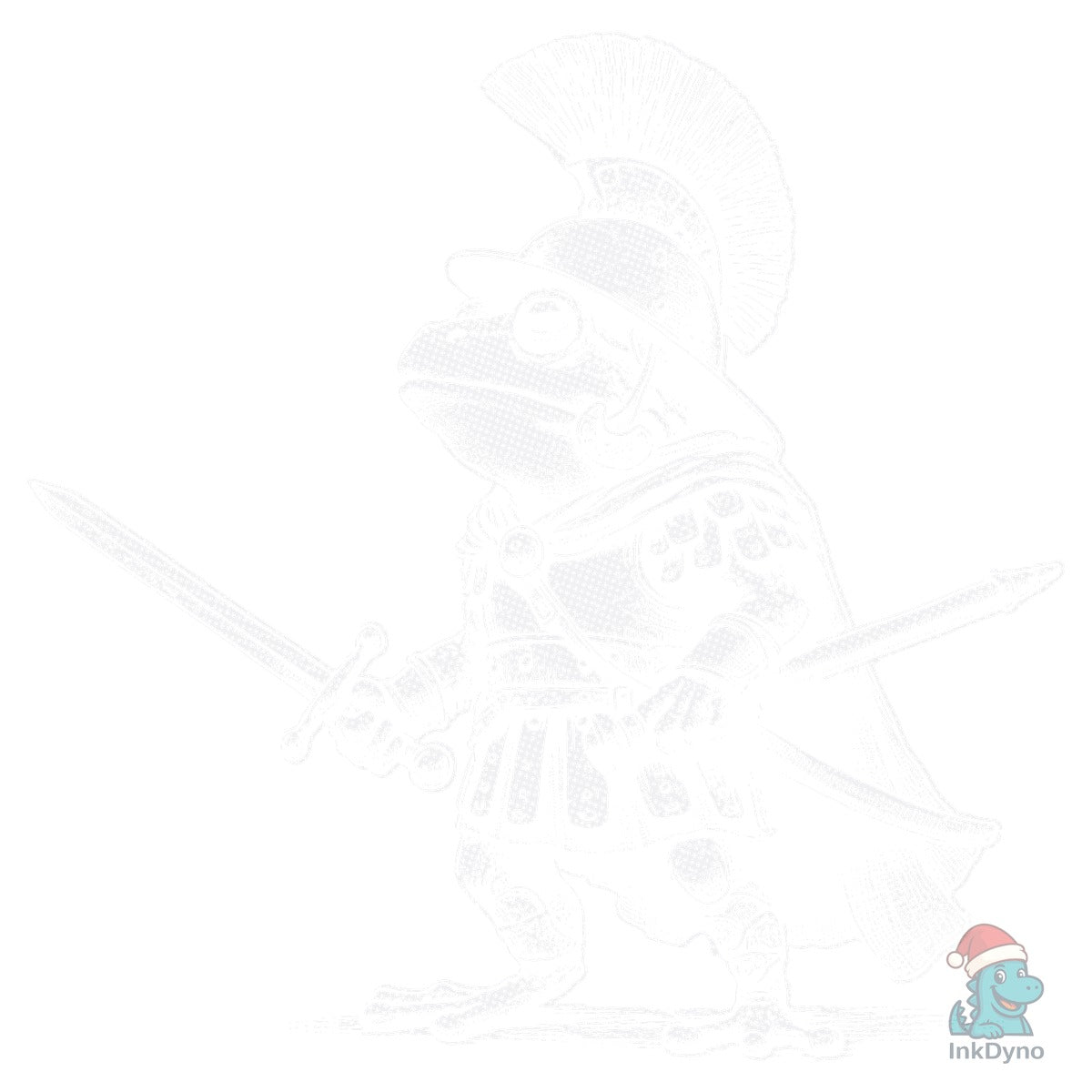 Roman Soldier Frog Retro Shirt